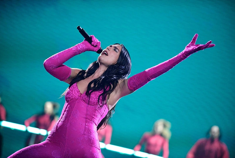 Dua Lipa koncertiniame ture „Future Nostalgia“ / „Scanpix“ nuotr.