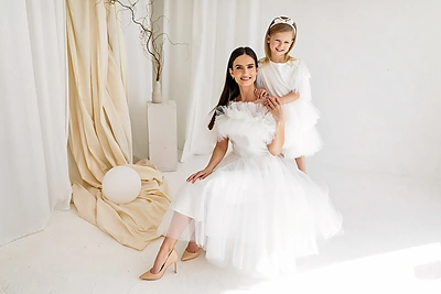 Agnė Juškienė su dukra Eva / Karolinos Funkienės nuotr.