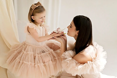 Agnė Juškienė su dukra Eva / Karolinos Funkienės nuotr.