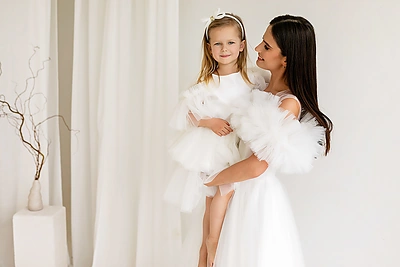 Agnė Juškienė su dukra Eva / Karolinos Funkienės nuotr.