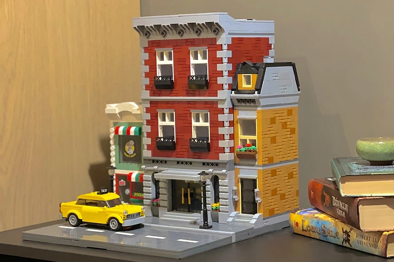 Mato „Lego“ miesto pastatų kūrinys / Asmeninio albumo nuotr.