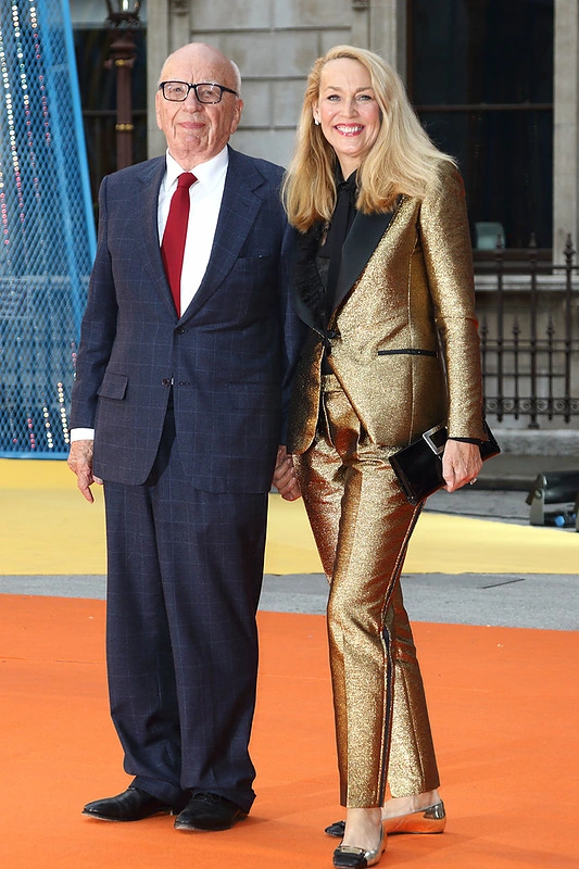 Rupert Murdoch and Jerry Hall / Beatričė Staniūnaitė nuotr.