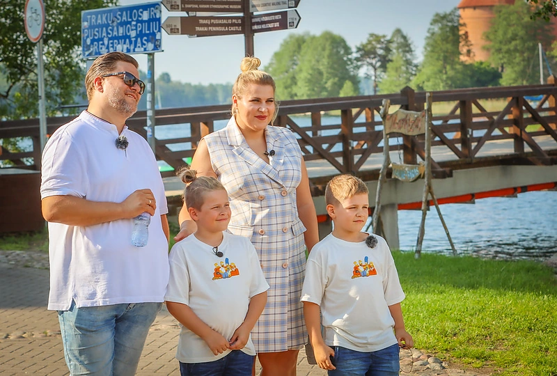 Merūno ir Erikos Vitulskių šeima / Justino Pūkio, fotomiracle.com nuotr.