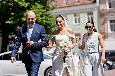 Tado Rinkūno ir Dominykos Vaiginytės vestuvės / Lukas Balandis / BNS nuotr.