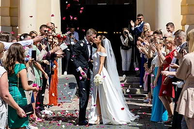 Tado Rinkūno ir Dominykos Vaiginytės vestuvės / Lukas Balandis / BNS nuotr.