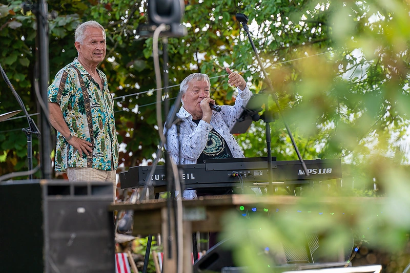 Gediminas Zujus pakvietė į nuosavo namo kiemą / Dariaus Petrulio nuotr.
