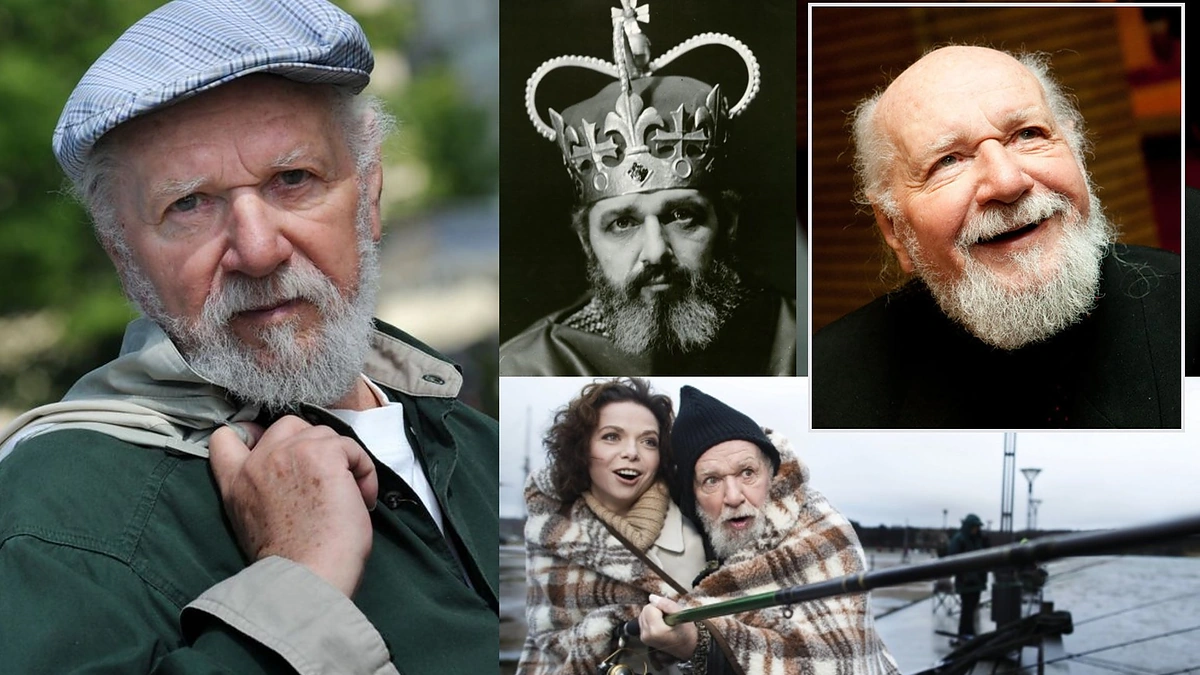 Vytautas Paukštė Mindaugo vaidmenyje ir su dukra Ada Paukštyte / A.Kubaičio, G.Kropio, G.Skaraitienės nuotr.