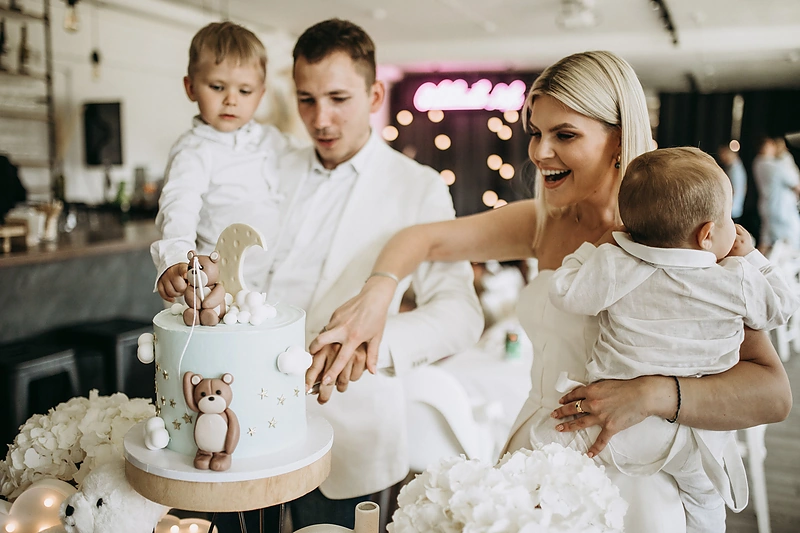 Ingos Žuolytės sūnaus Kevino krikštynos / Simonos Kuzminskaitės nuotr.