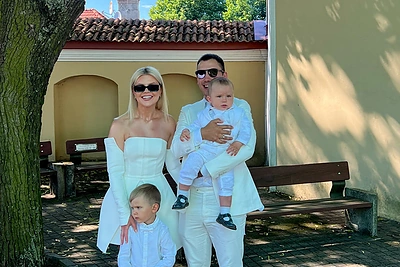 Ingos Žuolytės sūnaus Kevino krikštynos / Simonos Kuzminskaitės nuotr.