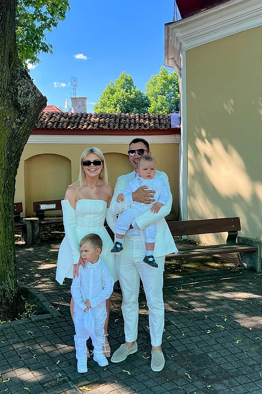 Ingos Žuolytės sūnaus Kevino krikštynos / Simonos Kuzminskaitės nuotr.