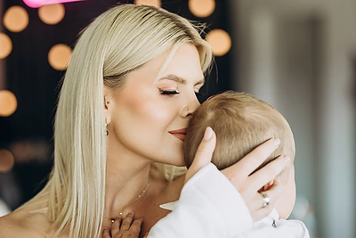 Ingos Žuolytės sūnaus Kevino krikštynos / Simonos Kuzminskaitės nuotr.