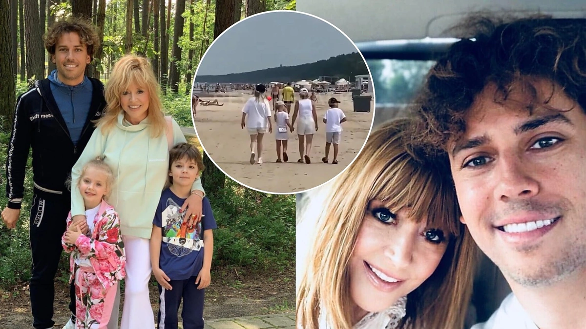 Ala Pugačiova ir Maksimas Galkinas su vaikais / Socialinių tinklų nuotr.