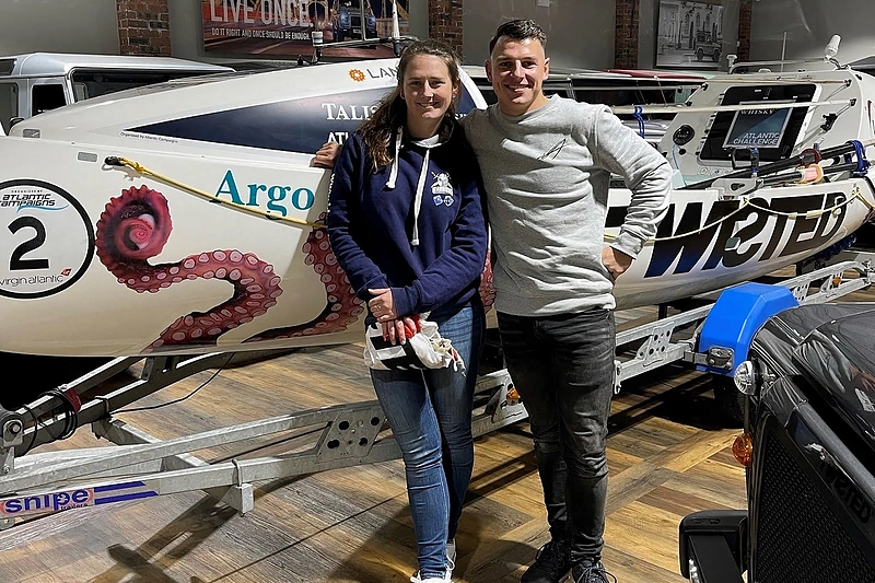 Jasmine Harrison ir Aurimas Valujavičius / Keliautojo Aurimo Valujavičiaus asmeninio archyvo nuotr.