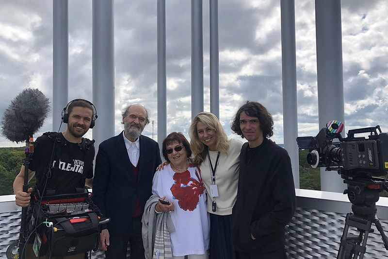 Giedrė Žickytė ir filmo „Für Irena“ komanda / Asmeninio albumo nuotr.