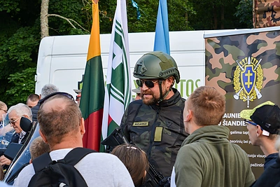 Tautiškos Giesmės giedojimas Palangoje / Ados Alejūnaitės nuotr.