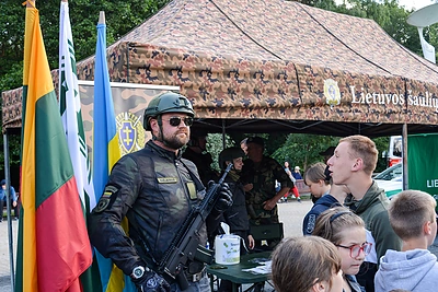 Tautiškos Giesmės giedojimas Palangoje / Ados Alejūnaitės nuotr.