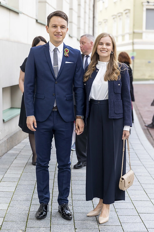 Linas Kojala su žmona Ieva / Irmanto Gelūno / BNS nuotr.