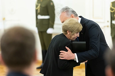 Banguolė Teodora Kvedaravičienė, Gitantas Nausėda / Žygimanto Gedvilos / BNS nuotr.