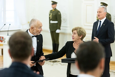 Olgertas Kvedaravičius ir Banguolė Teodora Kvedaravičienė / Žygimanto Gedvilos / BNS nuotr.