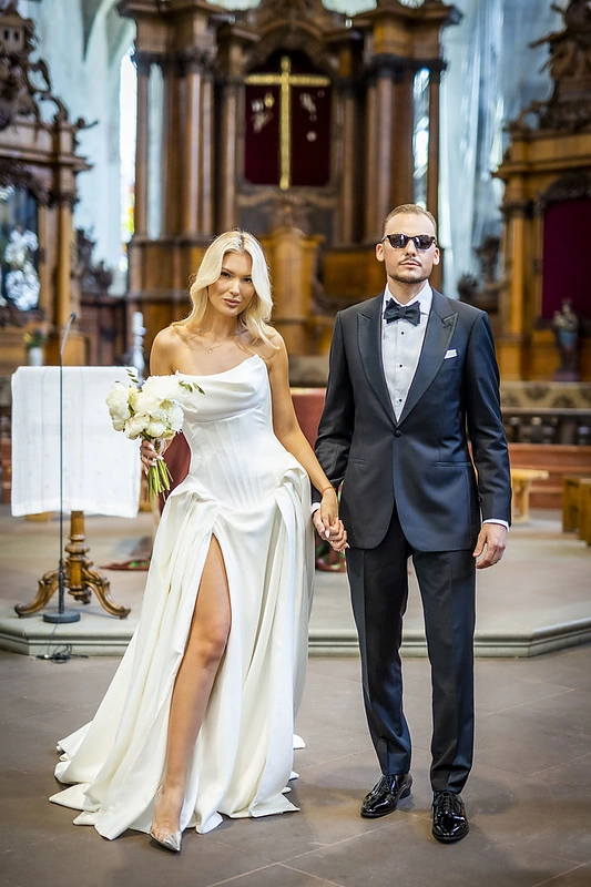 Karinos Lukoševičiūtės ir Justo Simanavičiaus vestuvės / Irmanto Gelūno / BNS nuotr.