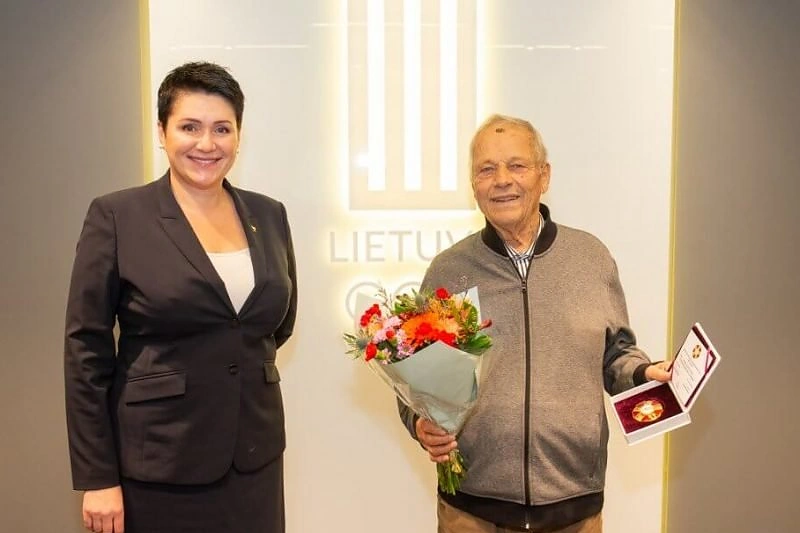 LTOK prezidentė Daina Gudzinevičiūtė ir Gintautas Stasiulevičius / LTOK nuotr.