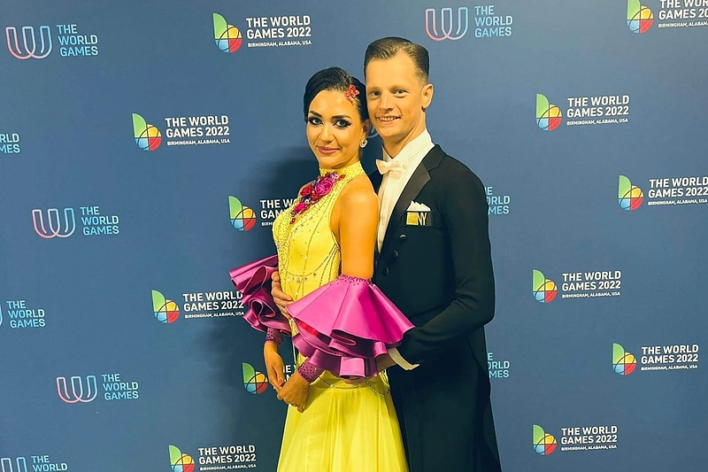 Edgaras ir Indrė Baltaragiai – Pasaulio žaidynių pusfinalis / LSŠF nuotr.