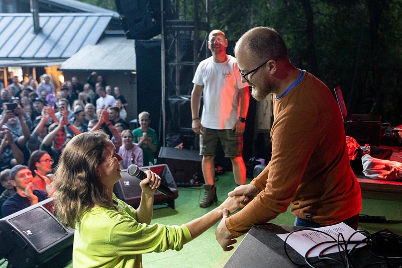 Netikėtos piršlybos G&G Sindikato koncerto metu / Pauliaus Peleckio / BNS nuotr.
