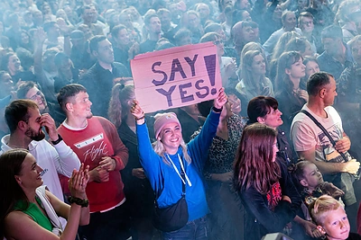 Netikėtos piršlybos G&G Sindikato koncerto metu / Pauliaus Peleckio / BNS nuotr.