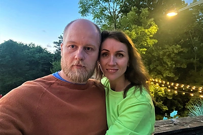 „G&G Sindikato“ koncerte susižadėję Loreta ir Martynas / ZIP FM nuotr.