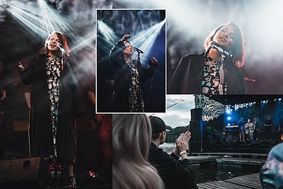 Pirmasis Jazzu koncertas po žinios apie nėštumą: atlikėja šypsosi – „su kėdute ir surakinta nugara“