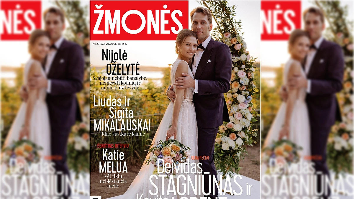 Deividas Stagniūnas ir Kavita Lorenz / Žurnalo „Žmonės“ nuotr.