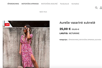 Luxur.lt parduotuvė / Ekrano nuotr.