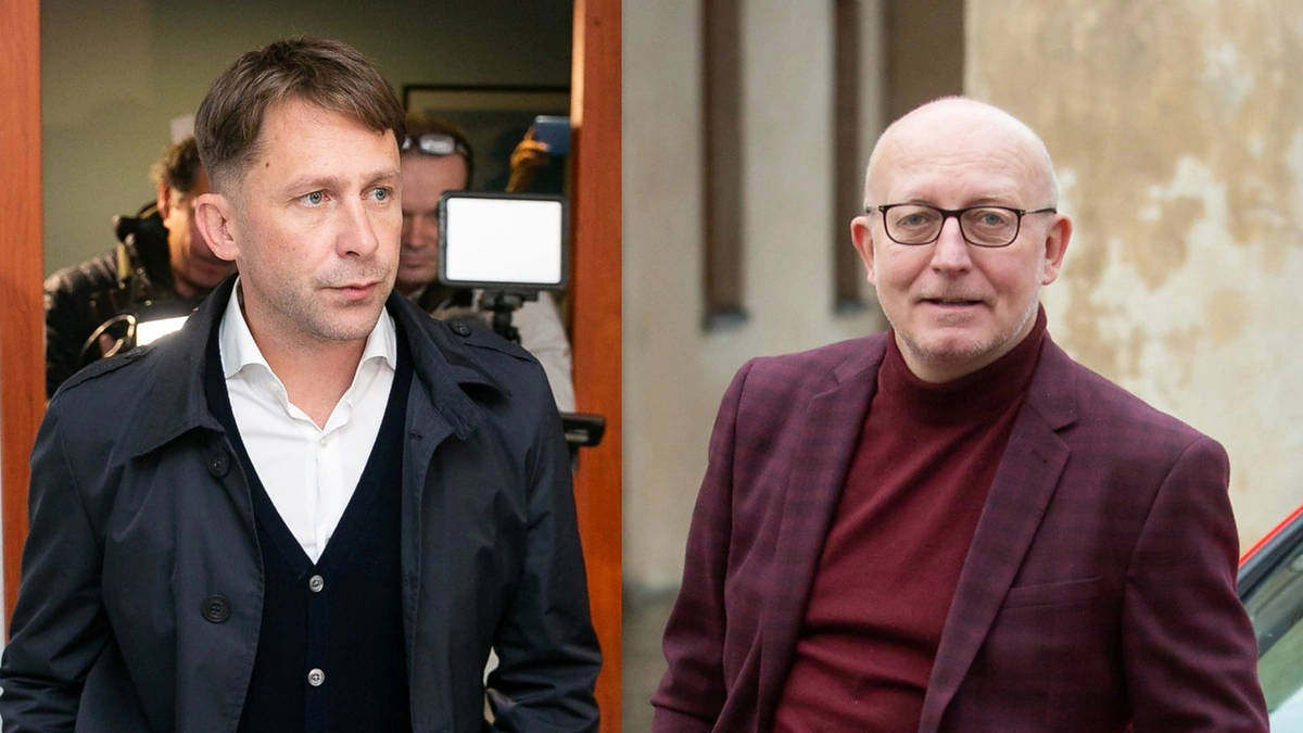 Egidijus Dragūnas ir Arūnas Valinskas / BNS Foto nuotr.