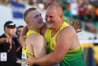 Mykolas Alekna iškovojo sidabrą, o Andrius Gudžius – bronzą. / „Reuters“/„Scanpix“ nuotr.