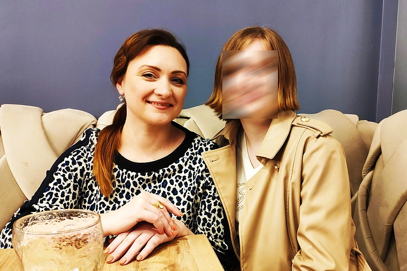 Diana Gaičiūnaitė-Dirmė su ukrainiete / Asmeninio albumo nuotr.