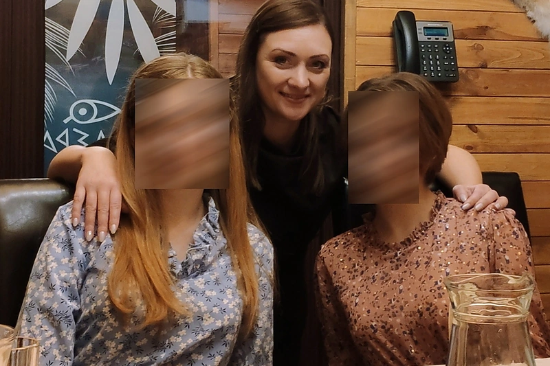 Diana Gaičiūnaitė-Dirmė su ukrainietėmis / Asmeninio albumo nuotr.