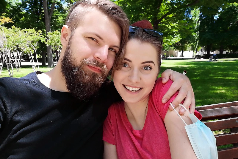 Aistė su Juozu / Asmeninio albumo nuotr.