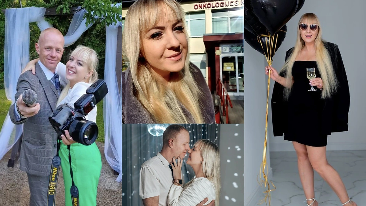 Brigita Povilionienė su vyru Aivaru / Asmeninio albumo nuotr.
