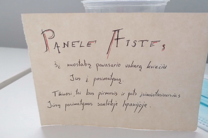 Juozas kviečia į pasimatymą / Asmeninio albumo nuotr.