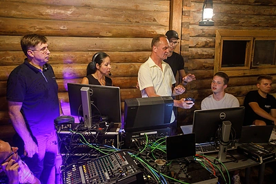 Etno-miuziklo „Iš laisvės šaknų“ premjeros akimirka / Erlendo Bartulio nuotr.