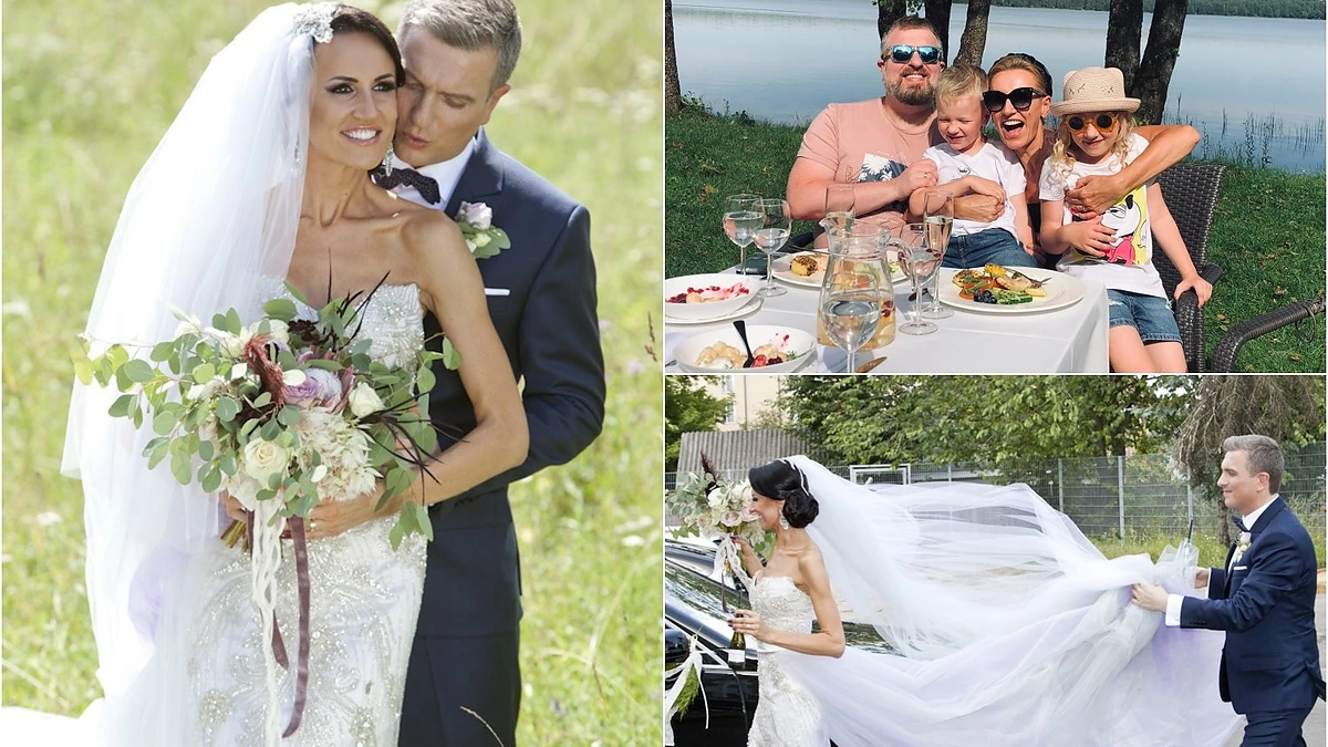 Katažina ir Deivydas Zvonkai su vaikais / Asmeninio albumo nuotr.