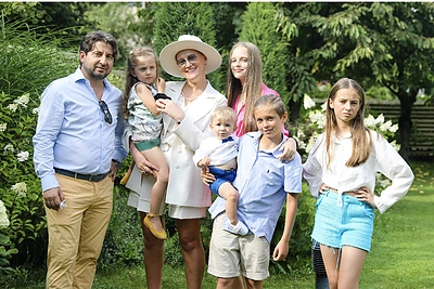 Kristinos ir Povilo Strolių sūnaus krikštynos / Teodoro Biliūno nuotr.