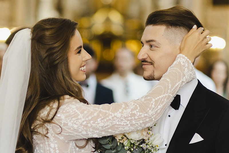 Agnės ir Tomo Legenzovų vestuvės / Irmanto Gelūno / BNS nuotr.