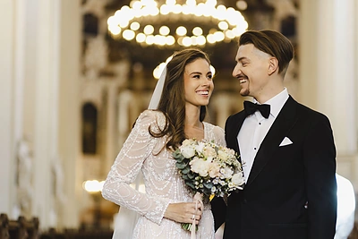 Agnės ir Tomo Legenzovų vestuvės / Irmanto Gelūno / BNS nuotr.