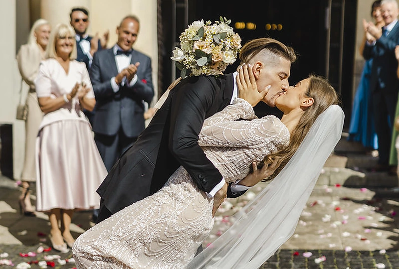 Agnės ir Tomo Legenzovų vestuvės / Irmanto Gelūno / BNS nuotr.