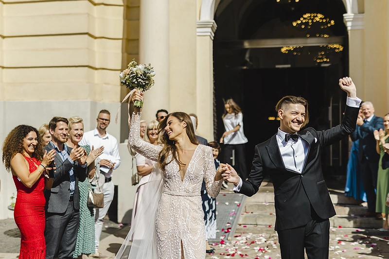 Agnės ir Tomo Legenzovų vestuvės / Irmanto Gelūno / BNS nuotr.