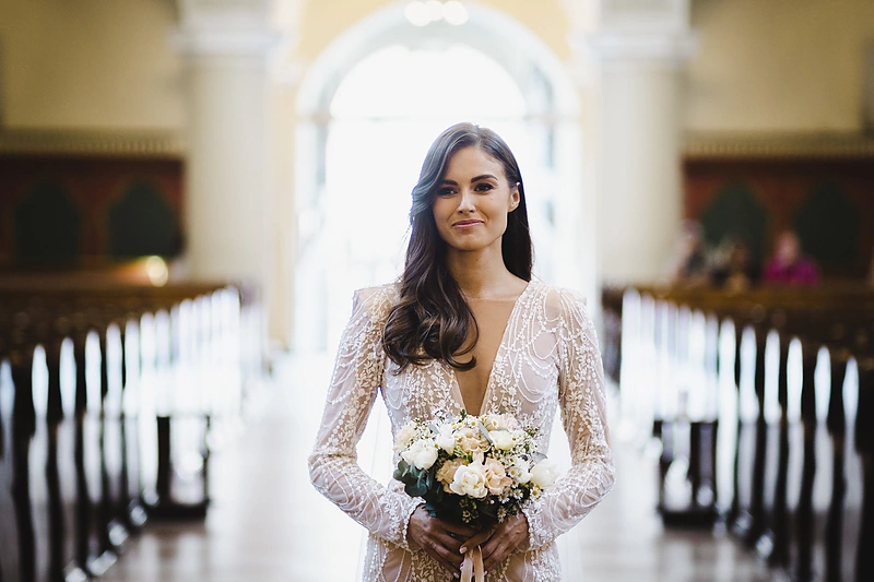 Agnės ir Tomo Legenzovų vestuvės / Irmanto Gelūno / BNS nuotr.