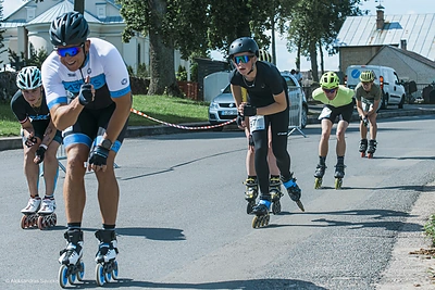 Riedučių maratono Širvintose akimirka / Organizatorių nuotr.