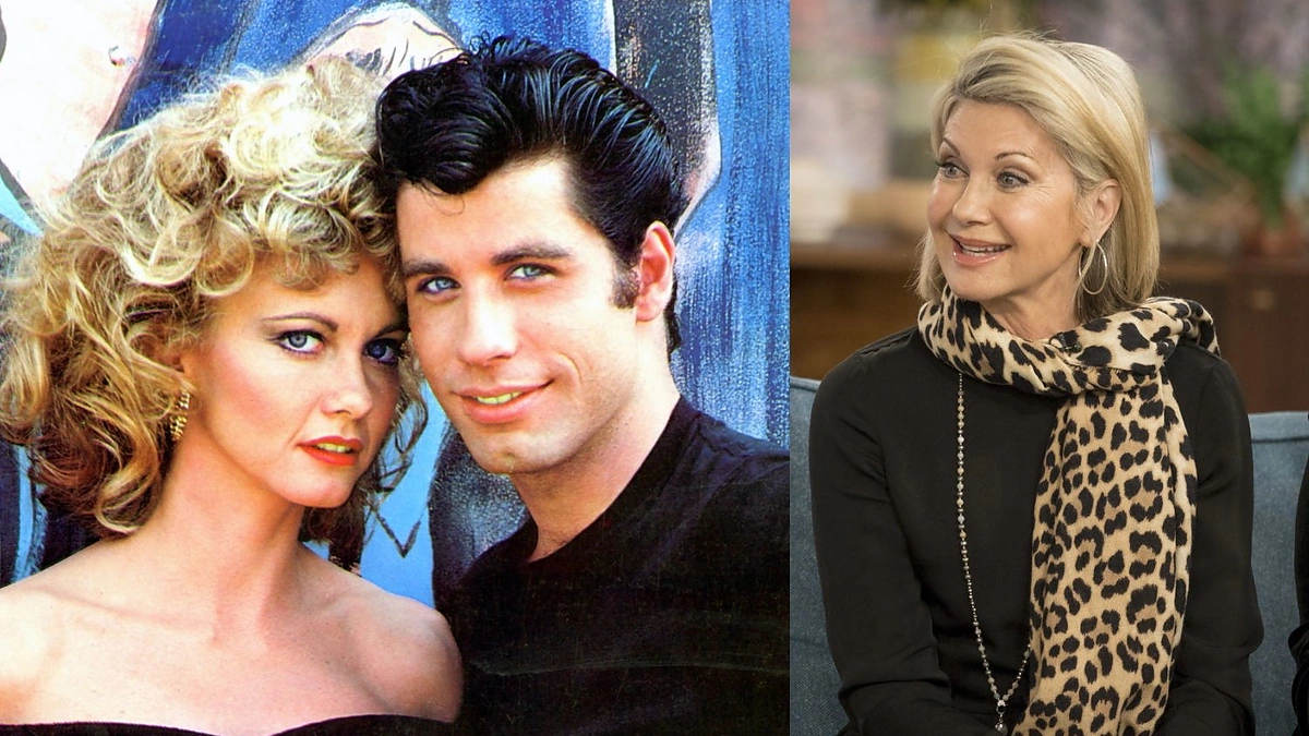 Olivia Newton-John ir Johnas Travolta filme „Briliantinas“ / Scanpix ir Vida Press nuotr.