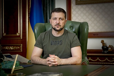 Ukrainos prezidentas V.Zelenskis išleis naują knygą: sudės karo metu pasakytas kalbas